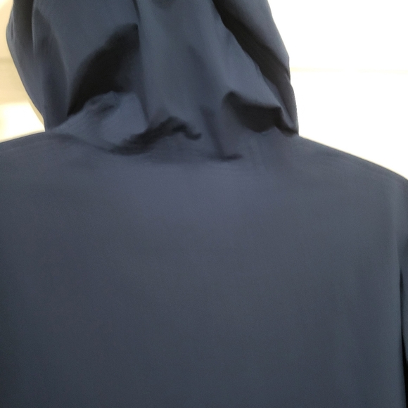 32 Degrees Cool Weatherproof Navy Blue Men's Refuge Rain Jacket- Walking Hiking - Picture 9 of 11